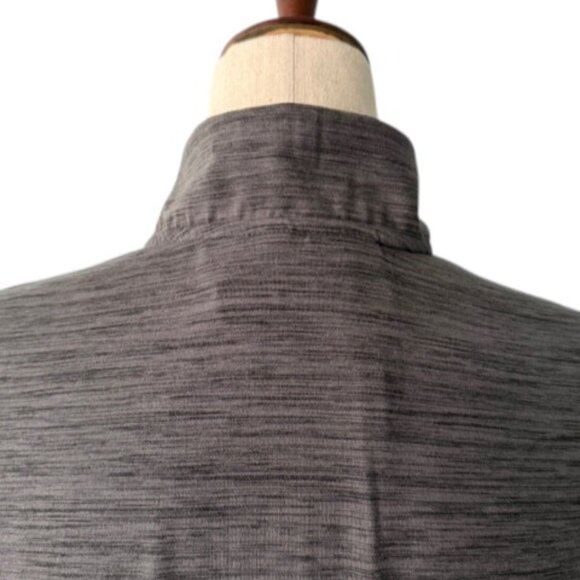 Spyder Shirt Men's Mock Neck Long Sleeve Active Pro Web Grey Stretch Sz Med NWOT - Picture 11 of 13